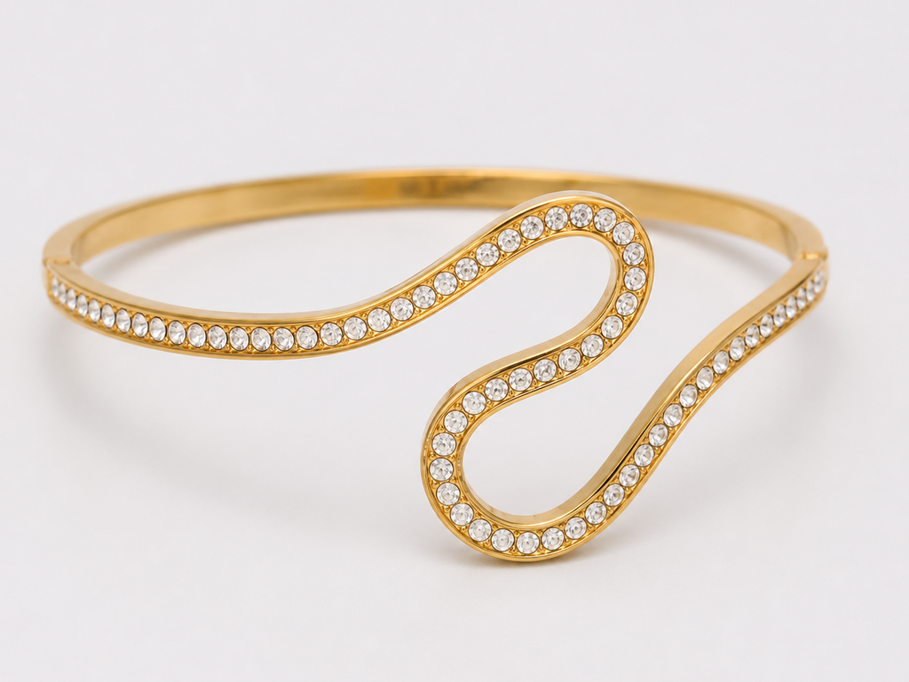 Crystal Infinity Bangle